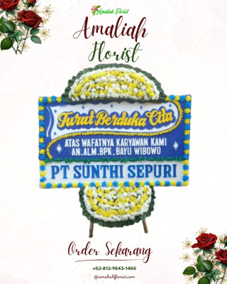 Papan Bunga Duka di Ternate Tengah